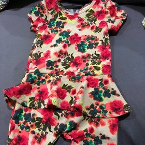 Dot Dot Smile Romper (Floral)